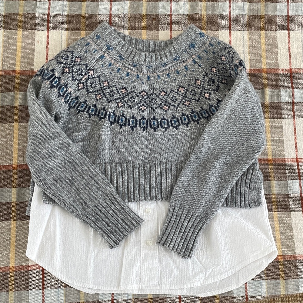 Gray Free Assembly Sweater